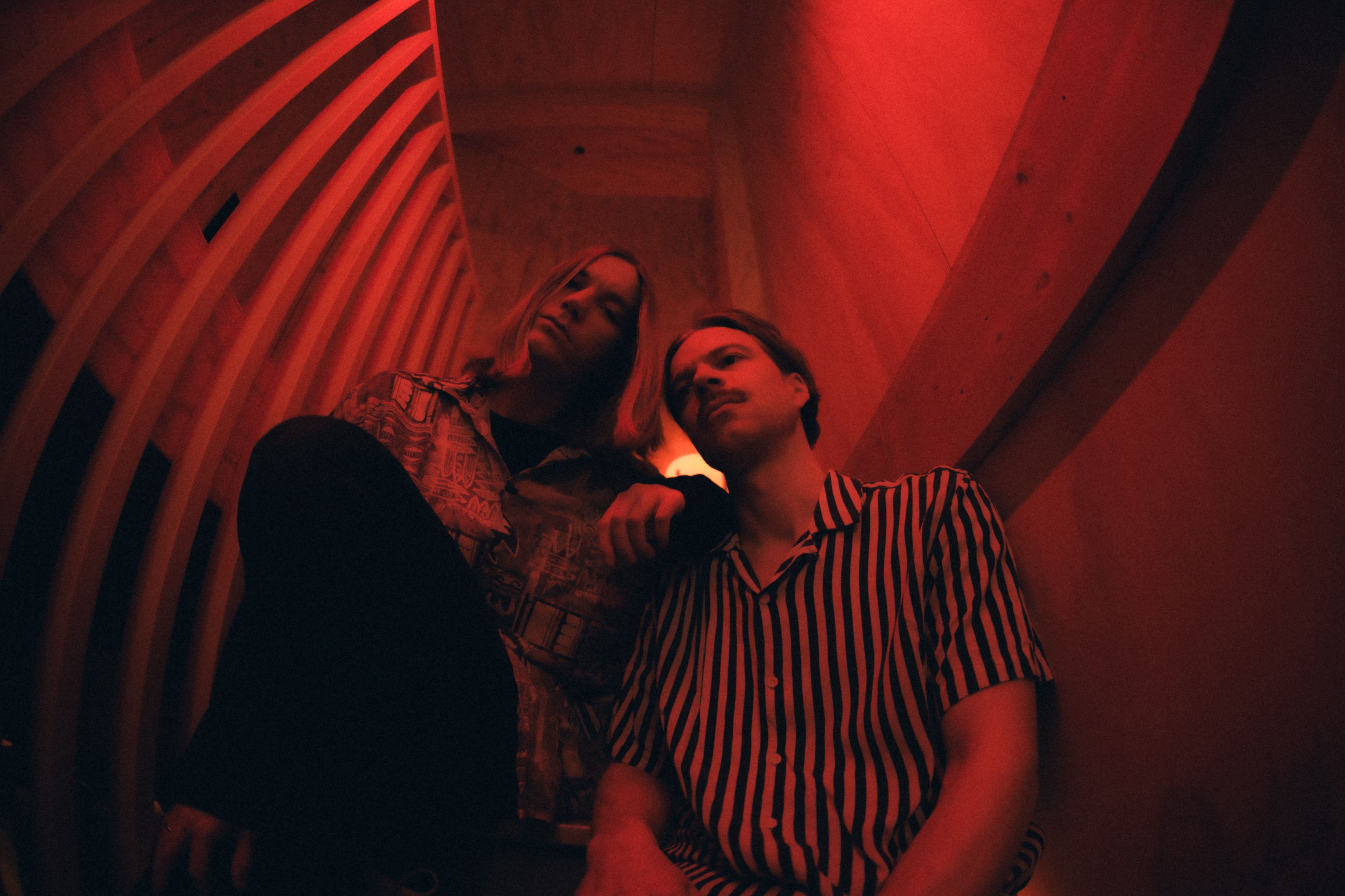 image of Norwegian indie rock duo TAPE TRASH announce new album "EDEN" and release new single "Rapture Boy" for Tiny Engines