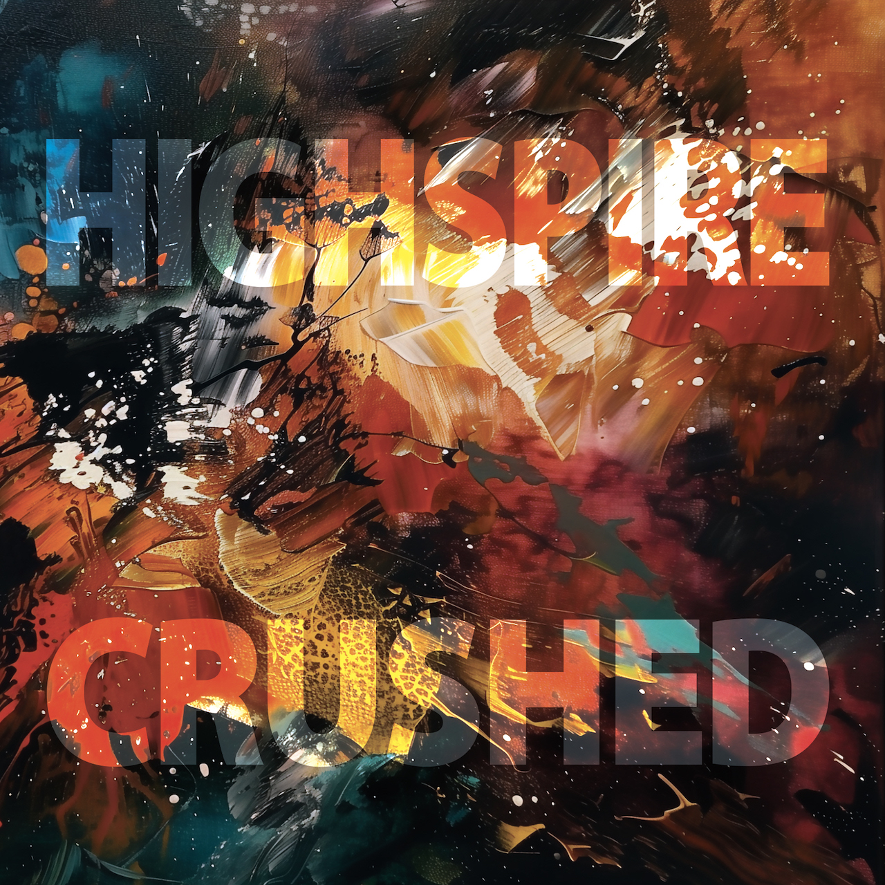 Crushed by Highspire album cover art - Dream Pop, Shoegaze