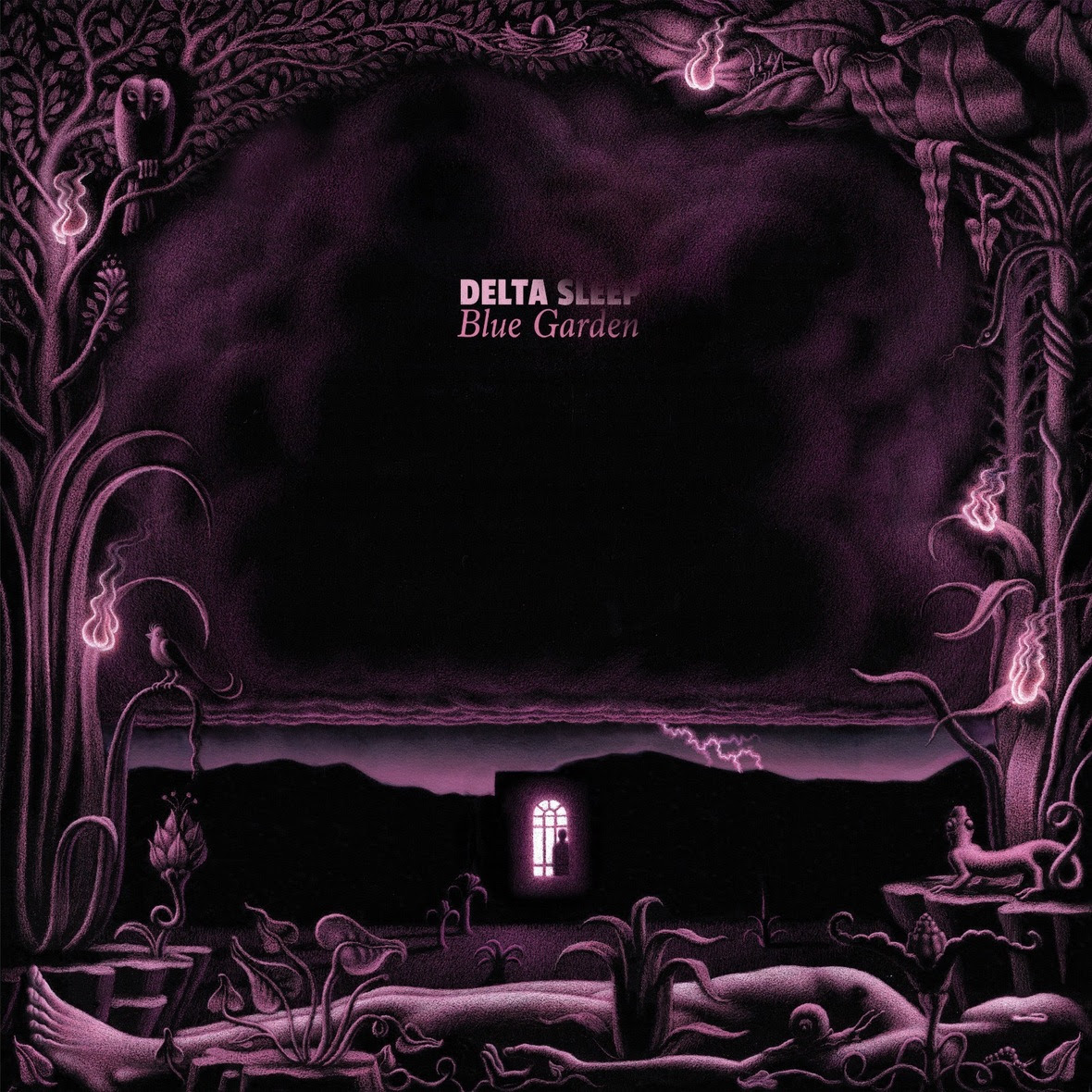 Blue Garden by Delta Sleep album cover art - Indie Rock, Math Rock, Emo, Post Hardcore