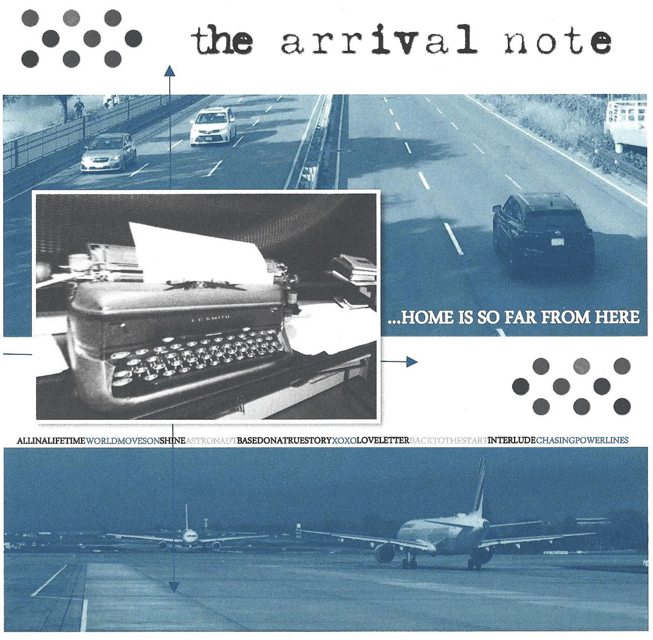 ...Home Is So Far From Here by The Arrival Note album cover art - Alt Rock, Emo, Post Hardcore, Punk Rock